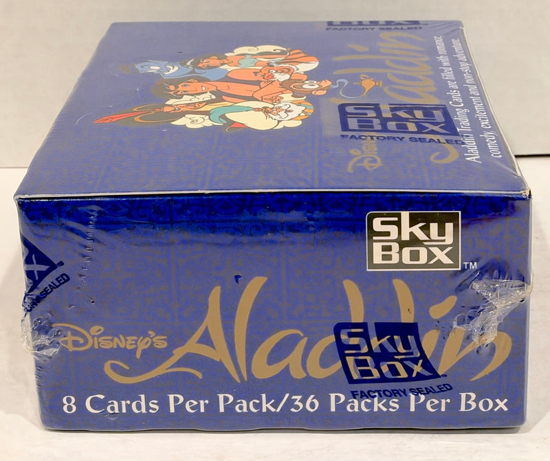 Aladdin Disney Movie Sealed Trading Card Box 36 Packs Skybox 1993