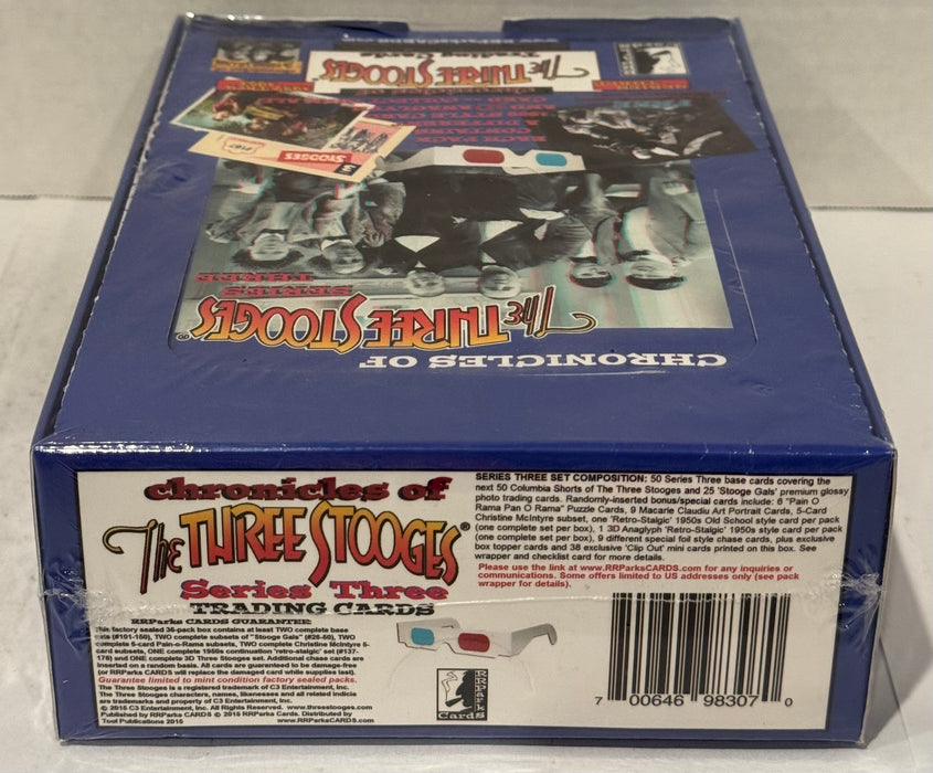 2015 Chronicles of the Three Stooges Series Three Trading Card Box 36 Packs RRPa - TvMovieCards.com