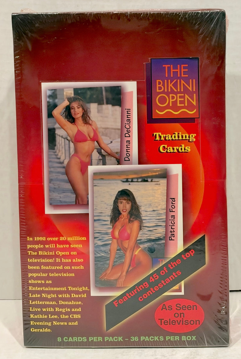 1992 The Bikini Open Trading Card Box 36 Packs Factory Sealed
