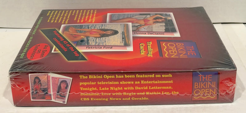 1992 The Bikini Open Trading Card Box 36 Packs Factory Sealed