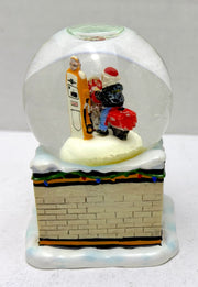 2008 Harley Davidson Mini Holiday Snow Globe Biker Santa Getting Gas 96807-09V   - TvMovieCards.com