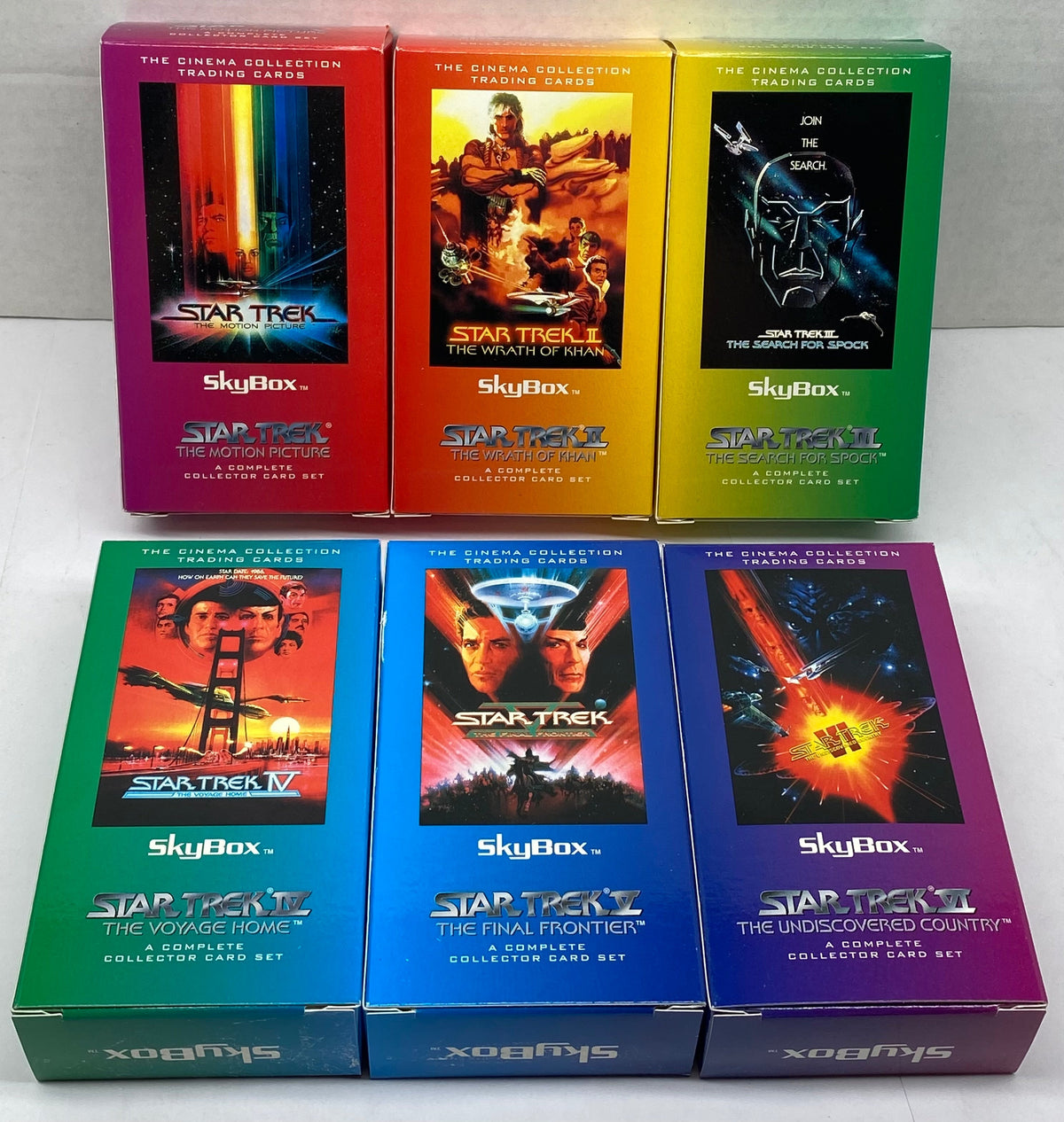 Star Trek Cinema Collection Movie 1-6 Base Trading Card Sets