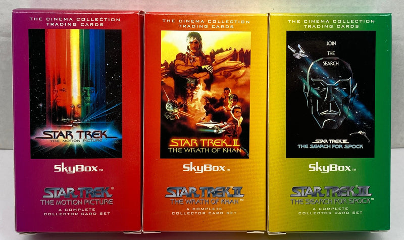 Star Trek Cinema Collection Movie 1-6 Base Trading Card Sets Skybox 1994   - TvMovieCards.com