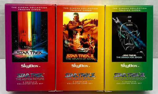Star Trek Cinema Collection Movie 1-6 Base Trading Card Sets Skybox 1994   - TvMovieCards.com