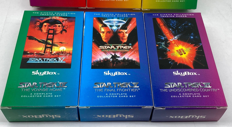 Star Trek Cinema Collection Movie 1-6 Base Trading Card Sets Skybox 1994   - TvMovieCards.com
