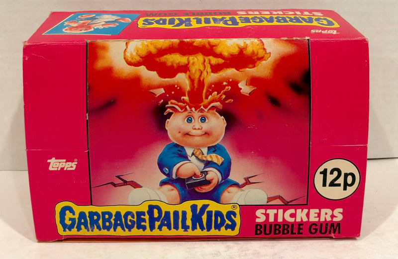 1985 Garbage Pail Kids GPK Series 1 UK Mini Trading Card Box 48 Sealed Packs FULL
