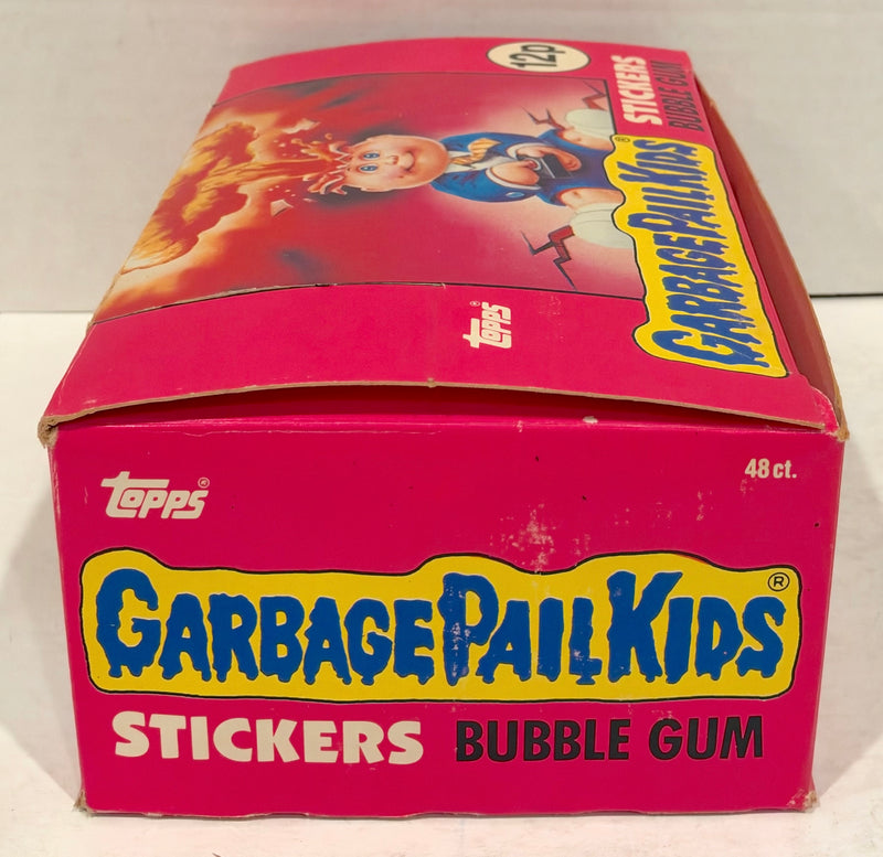 1985 Garbage Pail Kids GPK Series 1 UK Mini Trading Card Box 48 Sealed Packs FULL