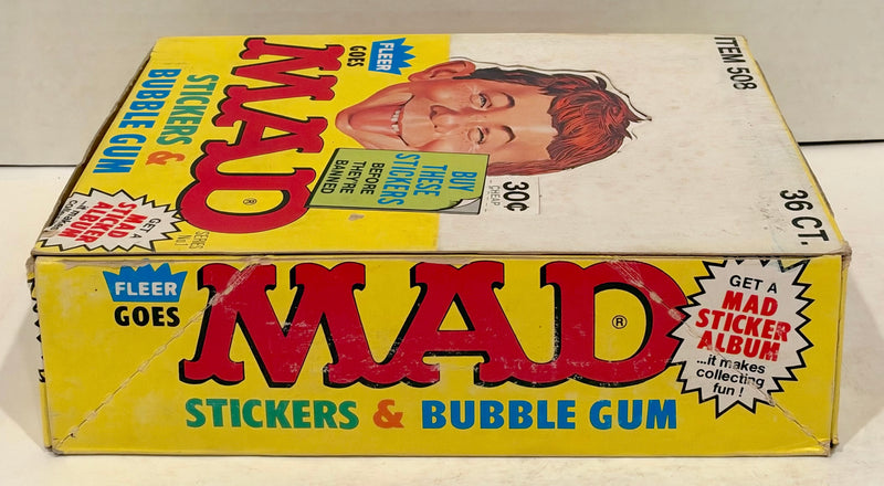 1983 Fleer MAD Magazine Stickers Vintage Wax Trading Card Box Full 36 Packs