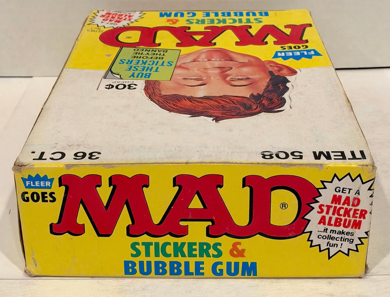 1983 Fleer MAD Magazine Stickers Vintage Wax Trading Card Box Full 36 Packs