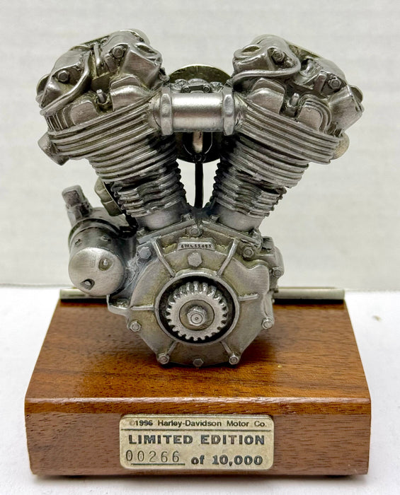 1995 Harley Davidson Pewter Knucklehead Engine Sculpture Replica 99900-96V   - TvMovieCards.com