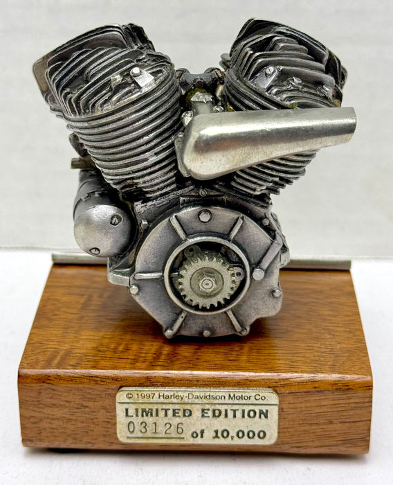 1996 Harley Davidson Pewter Flathead Engine Sculpture Replica 99903-97V   - TvMovieCards.com