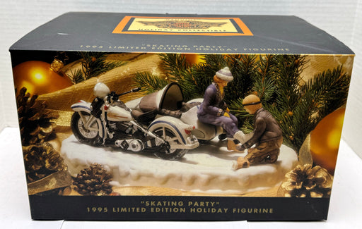 1995 Harley Davidson Holiday Skating Party Porcelain Figurine 99417-96Z   - TvMovieCards.com
