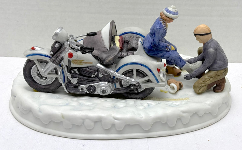 1995 Harley Davidson Holiday Skating Party Porcelain Figurine 99417-96Z   - TvMovieCards.com