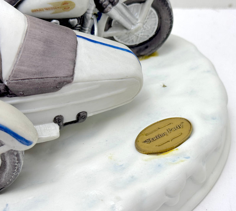1995 Harley Davidson Holiday Skating Party Porcelain Figurine 99417-96Z   - TvMovieCards.com