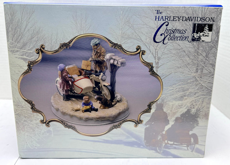 1994 Harley Davidson Holiday Rural Delivery Porcelain Figurine 99423-94Z   - TvMovieCards.com