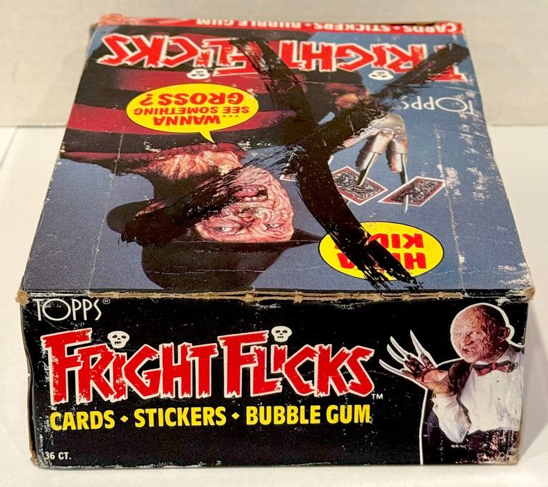 1988 Fright Flicks Vintage FULL 36 Pack Trading Card Wax Box Topps - TvMovieCards.com