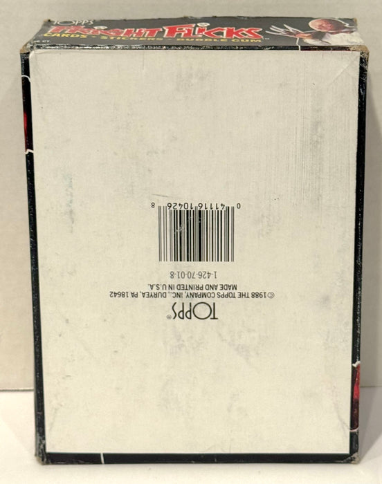 1988 Fright Flicks Vintage FULL 36 Pack Trading Card Wax Box Topps - TvMovieCards.com