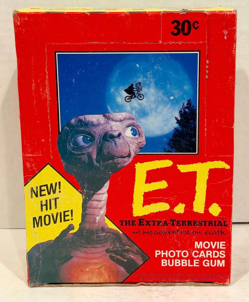 1982 Topps ET E.T. The Extra-Terrestrial Vintage FULL 36 Pack Trading Card Box