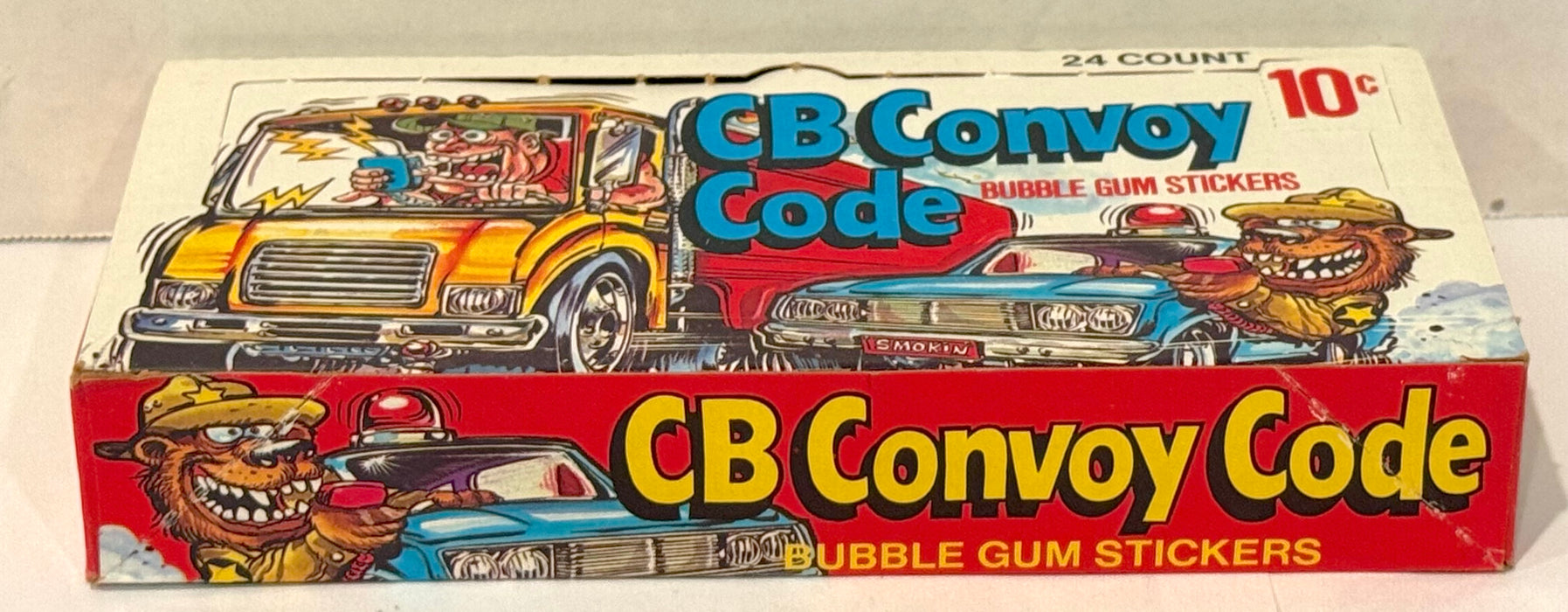 1978 CB Convoy Code Sticker Trading Card Wax Box Full 24 Packs Donruss - TvMovieCards.com