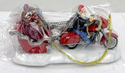 2008 Harley Davidson Santa Motorcycle Sleigh Resin Holiday Ornament 96994-09V   - TvMovieCards.com