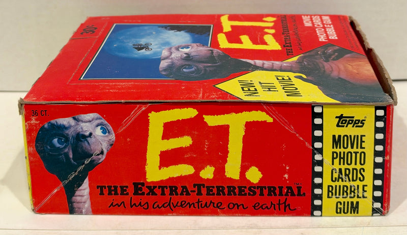 1982 Topps ET E.T. The Extra-Terrestrial Vintage FULL 36 Pack Trading Card Box