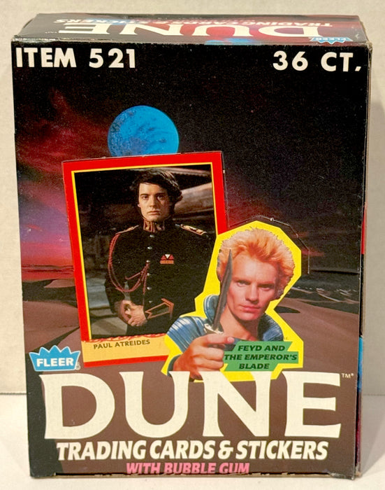 1987 Dune Vintage FULL 36 Wax Pack Trading Card Box Fleer - TvMovieCards.com