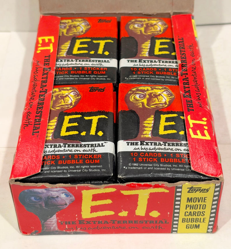 1982 Topps ET E.T. The Extra-Terrestrial Vintage FULL 36 Pack Trading Card Box