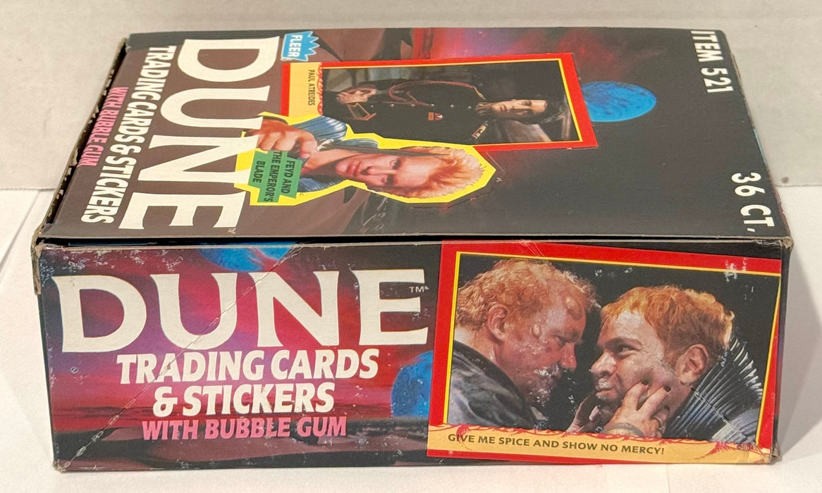 1987 Dune Vintage FULL 36 Wax Pack Trading Card Box Fleer - TvMovieCards.com