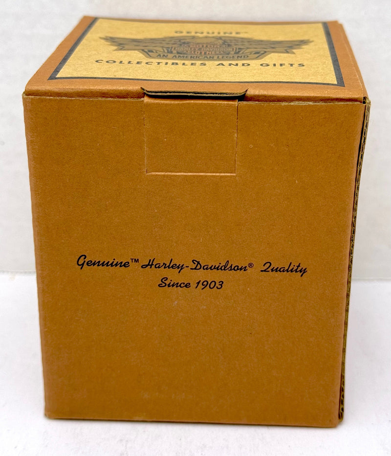 2002 Harley Davidson Ball Special Delivery Bisque Holiday Ornament 97931-03V   - TvMovieCards.com