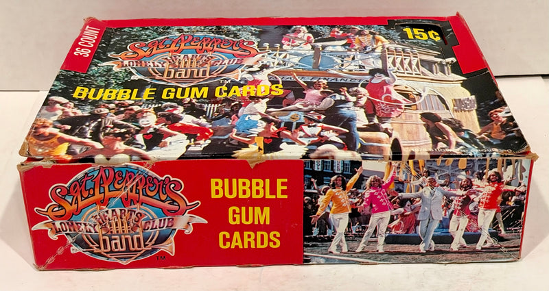1978 Sgt. Pepper's Lonely Hearts Club Band Trading Card Box 1978 Full 36CT