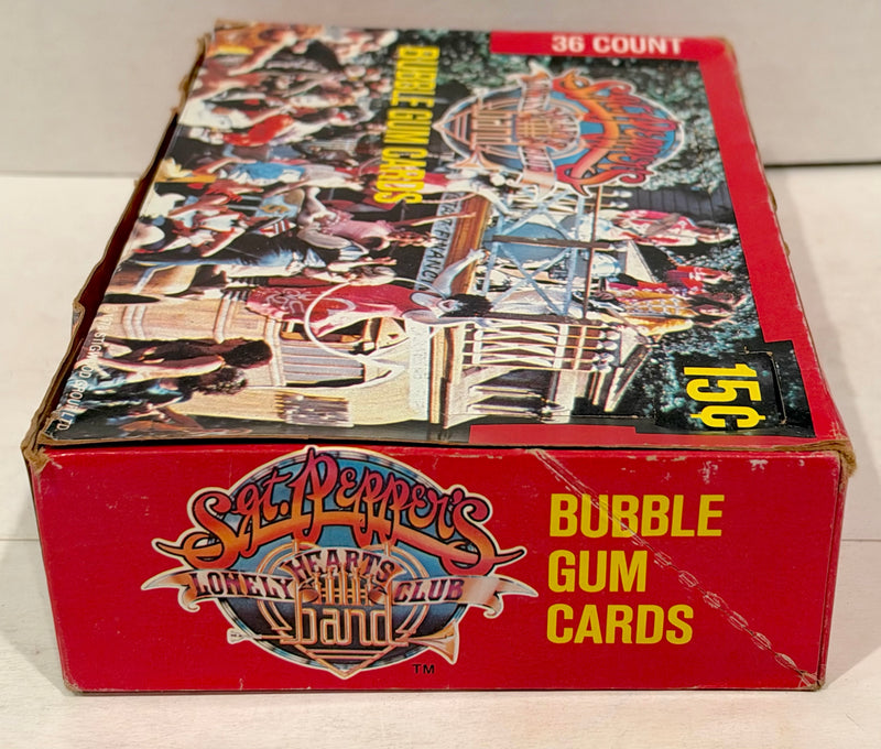 1978 Sgt. Pepper's Lonely Hearts Club Band Trading Card Box 1978 Full 36CT
