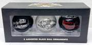 2006 Harley Davidson 3-Pack Ball Glass Holiday Ornament 96917-07V   - TvMovieCards.com