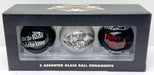 2006 Harley Davidson 3-Pack Ball Glass Holiday Ornament 96917-07V   - TvMovieCards.com
