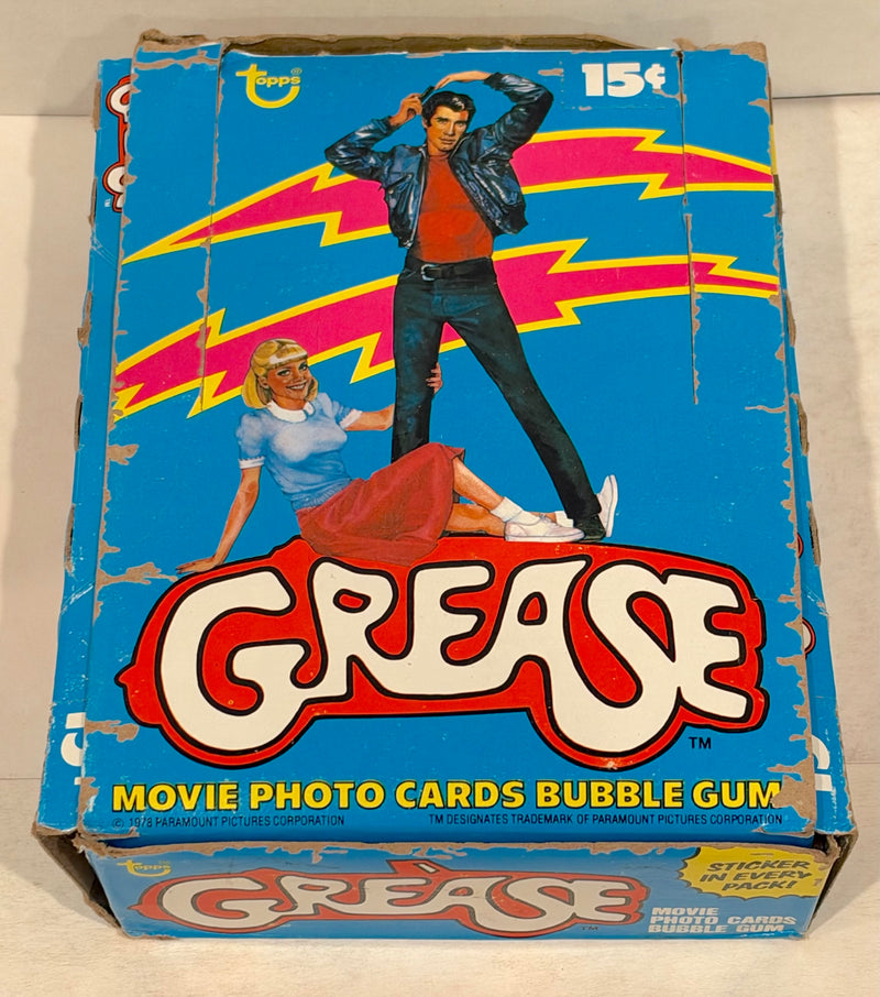 1978 Topps Grease Series 1 Movie Vintage FULL 36 Pack Trading Card Wax Box