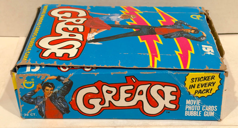 1978 Topps Grease Series 1 Movie Vintage FULL 36 Pack Trading Card Wax Box