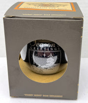 2001 Harley Davidson Ball Glass "Starry Night" Ornament 97907-02Z   - TvMovieCards.com