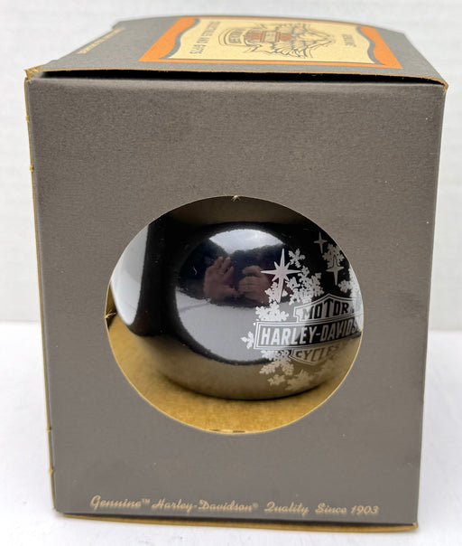 2001 Harley Davidson Ball Glass "Starry Night" Ornament 97907-02Z   - TvMovieCards.com