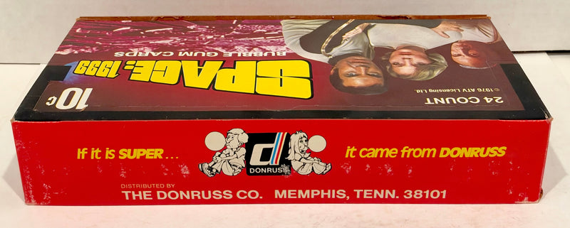 Space 1999 Vintage Bubble Gum Card Box 24 Packs FULL Donruss 1976