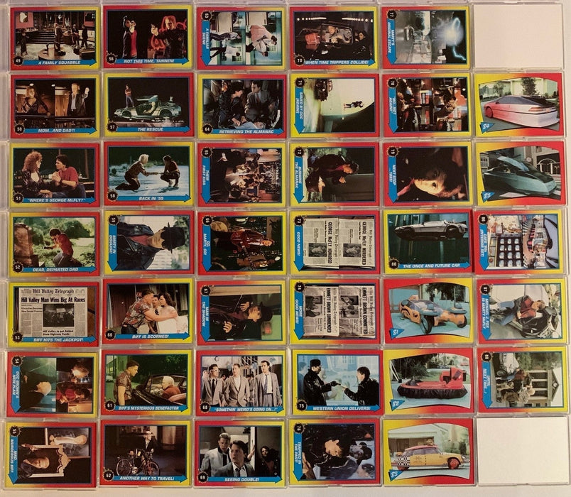 Back to the Future II Movie Vintage Card Set 88 cards / 11 stickers Topps 1989   - TvMovieCards.com