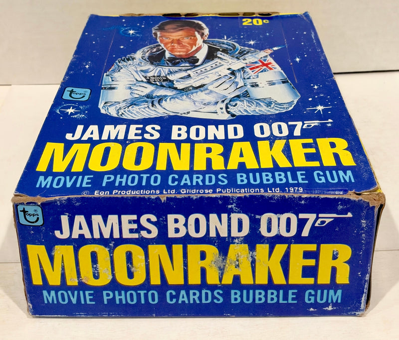 1979 James Bond 007 Moonraker Movie FULL 36 Wax Pack Trading Card Box Topps
