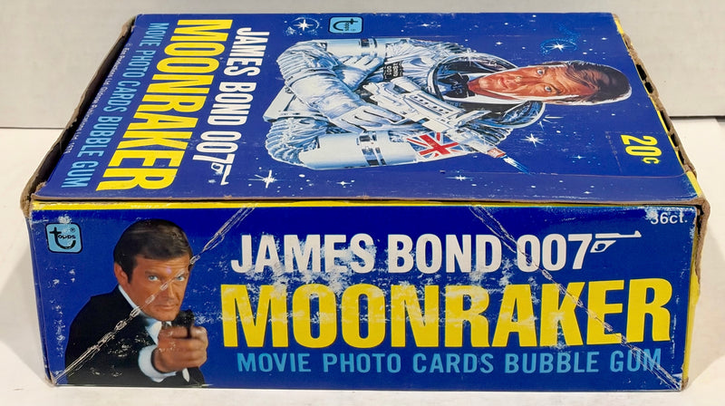 1979 James Bond 007 Moonraker Movie FULL 36 Wax Pack Trading Card Box Topps