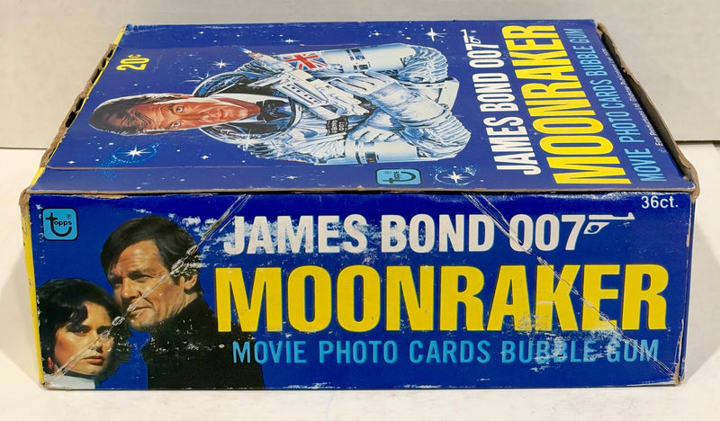 1979 James Bond 007 Moonraker Movie FULL 36 Wax Pack Trading Card Box Topps