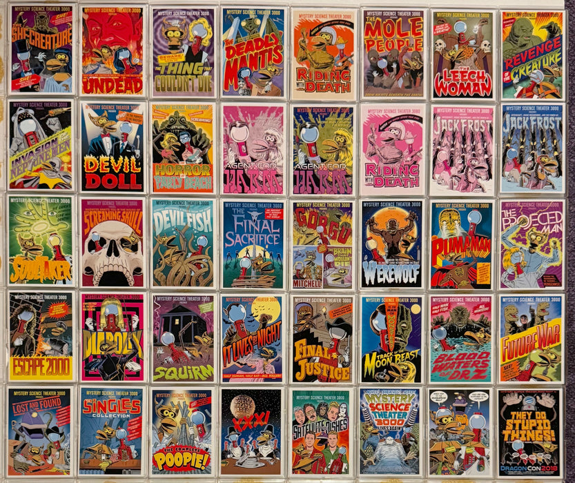 2019 MST3K Mystery Science Theater 3000 S3 DVD Menu Art Card Set #77-113 - TvMovieCards.com