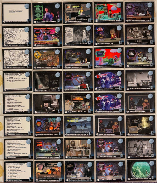 2019 MST3K Mystery Science Theater 3000 S3 DVD Menu Art Card Set #77-113 - TvMovieCards.com