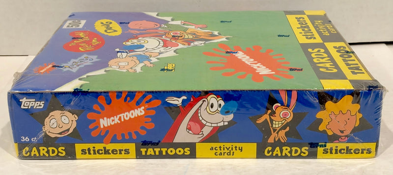 1993 Nickelodeon Nicktoons Trading Card Box Ren & Stimpy Rugrats Doug 36 CT