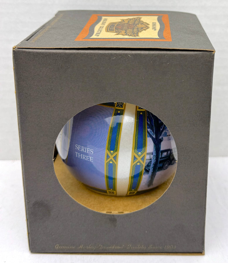1996 Harley Davidson Ball Glass "After The Pageant" Ornament 99948-97z   - TvMovieCards.com
