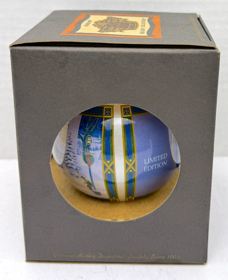 1996 Harley Davidson Ball Glass "After The Pageant" Ornament 99948-97z   - TvMovieCards.com
