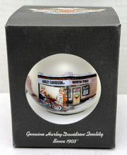 2008 Harley Davidson Ball Glass North Pole Dealership Ornament 96992-09V White   - TvMovieCards.com