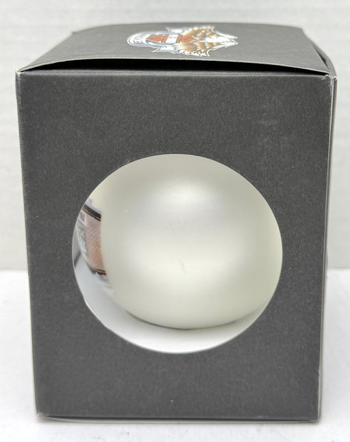 2008 Harley Davidson Ball Glass North Pole Dealership Ornament 96992-09V White   - TvMovieCards.com