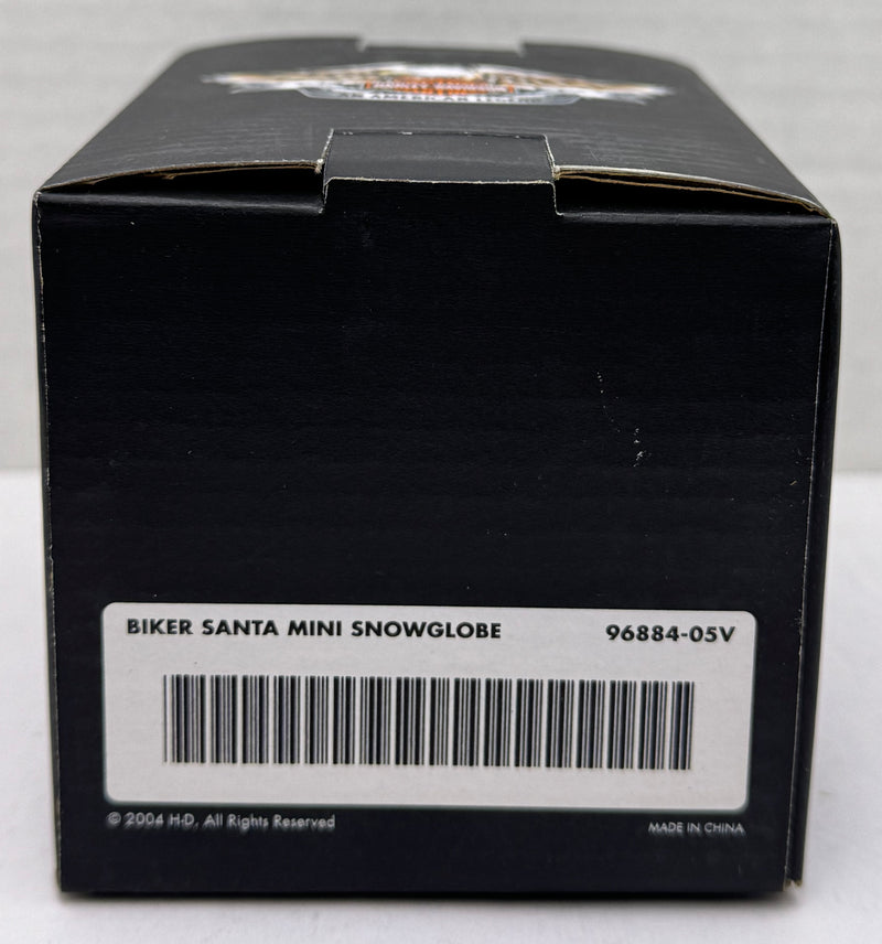 2004 Harley Davidson Mini Holiday Snow Globe Biker Santa 96884-05V   - TvMovieCards.com